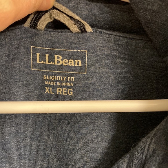L.L Bean Men’s Waffle Knit Hoodie - Picture 3 of 5